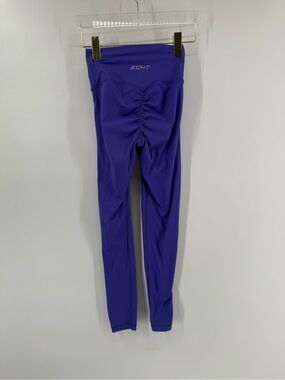 ECHT purple scrunch‎ leggings size 2xs